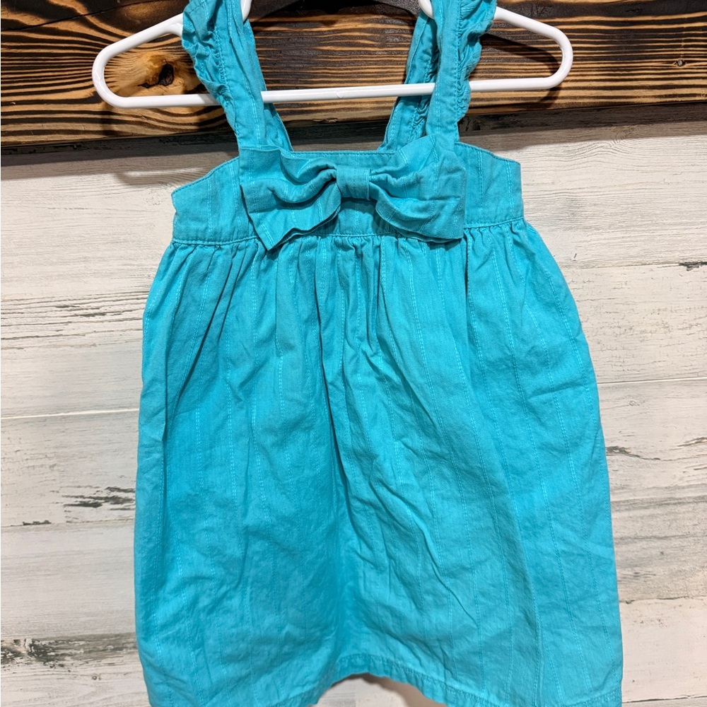 Ruffle Butts Turquoise Dress